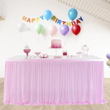 Bridal Shower Tutu Table Skirt
