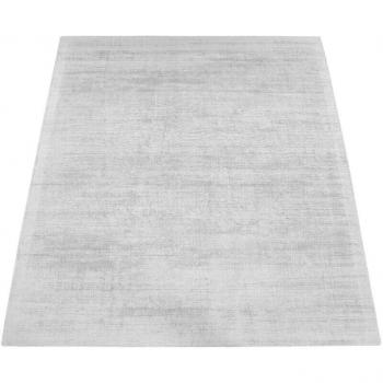 Tapis de salon artisanal Paco Home Poils Ras, design monochrome, 80 x 150 cm