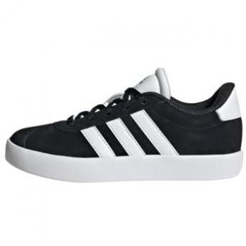 Black VL Court 3.0 Junior Sneakers von adidas – Schnürsport