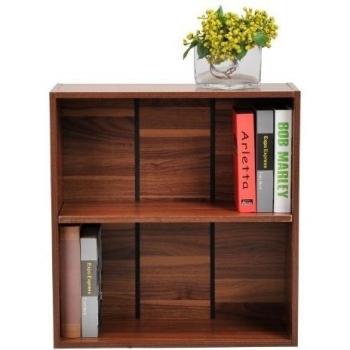 HOMCOM Walnut Storage Cabinet