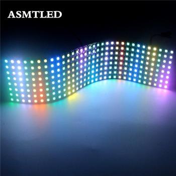 Panel LED 5050 RGB 5V 8×8 16×16 8×32 con WS2812B Módulo Flexibles Direcciónables