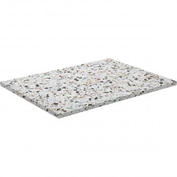Plateau de Table Maliana VEGA en Terrazzo, 80 cm × 60 cm