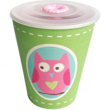 Adorable Cartoon Bamboo Cup – 260 mL, Children’s Version