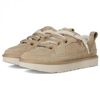 UGG Women’s Lowmel Brown Leather Trainers – Size 8 UK