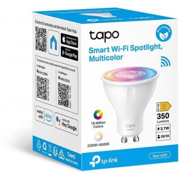 Tapo Ampoule Connectée WiFi LED E27 Multicolore 2500K-6500K (2-pack) Lampe Intelligente À Intensité Variable