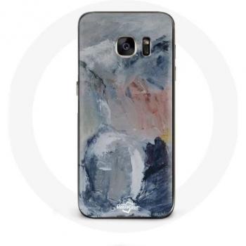 Case Samsung Galaxy S6 Edge – Pattern Astratto Grigio