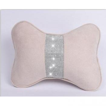 Girly Red Plush Car Seat Headrest Pillow