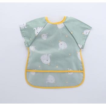 Bavoir à Manches Courtes Imperméable pour Bébé