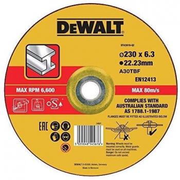 Disque à Meuler DeWalt DT43919-QZ, Jaune
