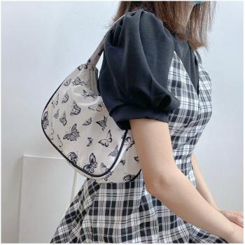 Bolso Hobo Vintage de Poliester para Axila