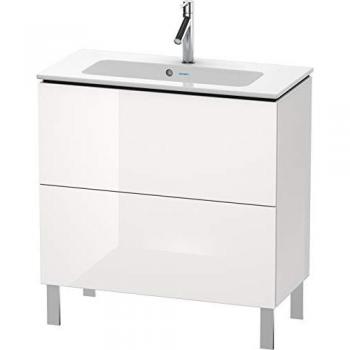 Meuble de salle de bain Duravit L-Cube 82 cm, 2 tiroirs, blanc