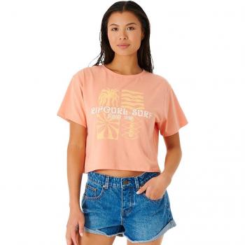 Rip Curl Estate Infinita Crop Top Rosa