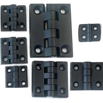 10PCS Black Plastic Bearing Door Hinges