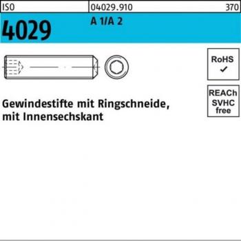 Gewindestange M4 ISO 4029 Edelstahl