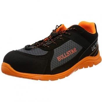 Bullstar Herren Sicherheitsschuh Ultra S1p Arbeitsschuhe, Schwarz, 45 EU
