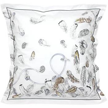 Taie d’oreiller 65x65 cm Percale Coton Naturel & Légèreté de Plumes