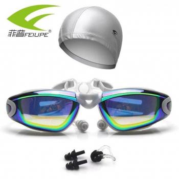 Gafas de natación para adultos con lentes de silicona