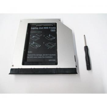 Caddy SATA 2nd HDD pour Dell Latitude E series (E6420/E6520/E6320/E6430/E653