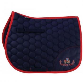 Hy Tractors Rock Saddle Pad for Ponies & Cobs – Dark Blue