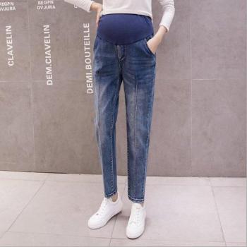 Jeans de Embarazo Otoño Invierno con Cintura Alta