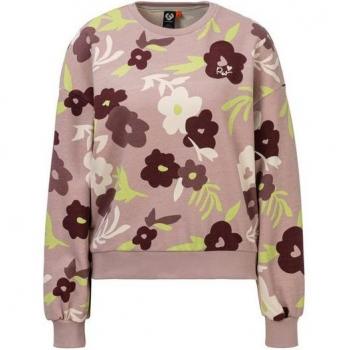 Ragwear „WUSS PRINT“ Damen‑Sweatshirt – L (40) – Rose Antique