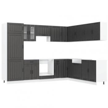 VidaXL Lucca 14-Piece Kitchen Cabinet Set