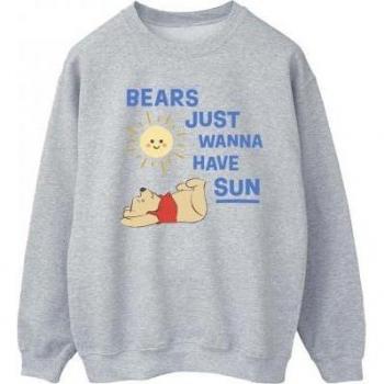 Sweatshirt Femme Winnie l'Ourson Disney XL Blanc