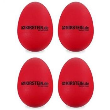 Set de 4 x shakers d’œufs Kirstein ES‑10R rouge clair