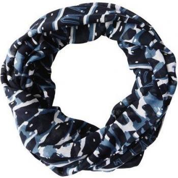 Cecil Femme Foulard boucle – Film bleu imprimé (One Size)