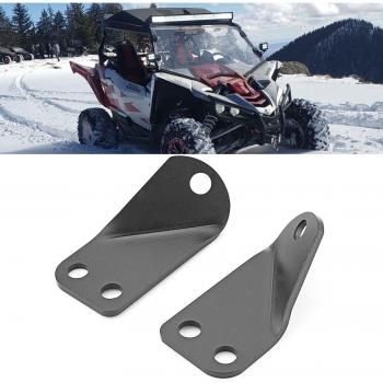 Black Steel A-Pillar LED Light Pod Mounts for Yamaha YXZ 1000 1000R
