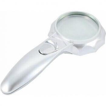 6X LED Magnifying Glass with Plastic Handle