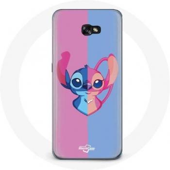 Blue Pink Stitch and Angel Case for Samsung Galaxy A8 2016