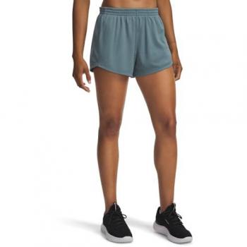 UA Tech Mesh Play‑Up Women's Shorts – Serpentine Blue
