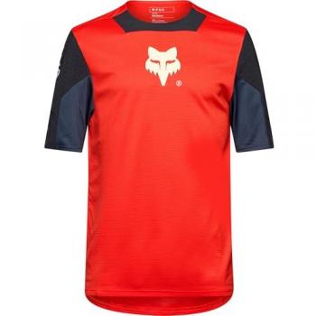 Fox Kids Cycling Shirt Defend Elevated Rot (S-M)