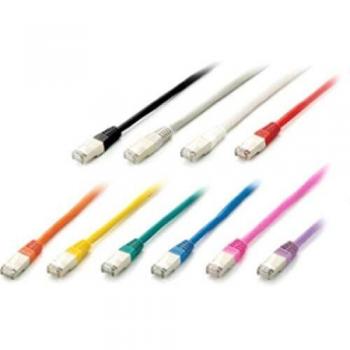 Cable de red S/FTP Cat.6a 1m Púrpura