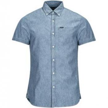 Superdry Men's Indigo Chambray Short Sleeve Shirt