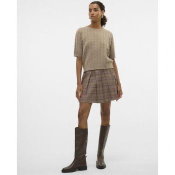 Mini Falda Acuarela a Cuadrados Vero Moda