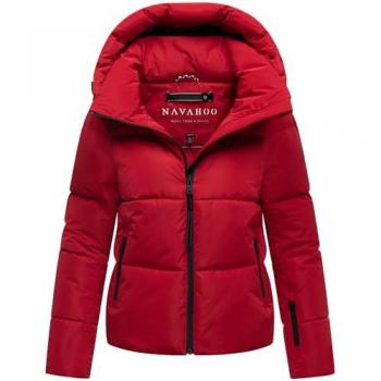 Navahoo Frostherz XIV Daunen-Jacke – Kurz und gesteppt, M, Rot