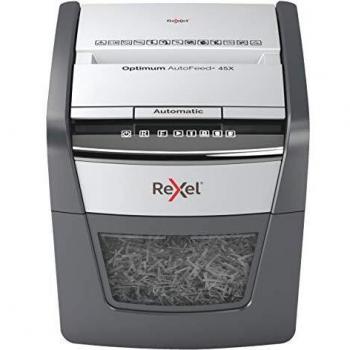 Rexel Optimum AutoFeed 45X Cross Cut Shredder 20 Litre 45 Sheet