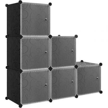 Woltu Modular 6 – Scaffale per Scarpe & Libri