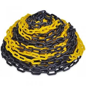 30 m Plastic Caution Tape Chain Yellow and Black