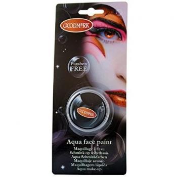 AquaMake Schwarz – Professionelles Schminkmittel in 14 g Dose