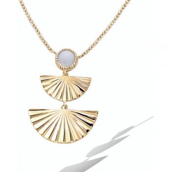 Elegant Cléopatra White Gold Necklace