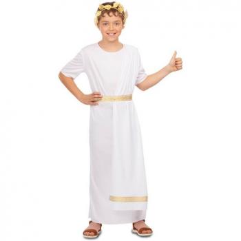 3-Piece White Roman Warrior Costume for Kids (3-4 Years)