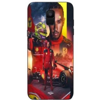 Coque Lewis Hamilton Scuderia Ferrari F1 pour Samsung Galaxy A6 2018