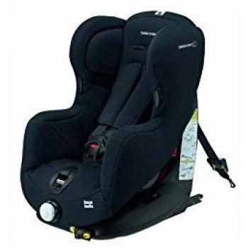Maxi-Cosi Iseos Isofix Child Seat 9-18 kg, Group 1 for Kids from 9 Months to 4 Years, Isofix with Top Tether, Reclining, Black (Total Black)