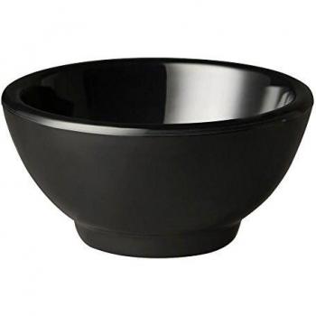 Black Melamine Dining Bowl – 7.5 cm Tall