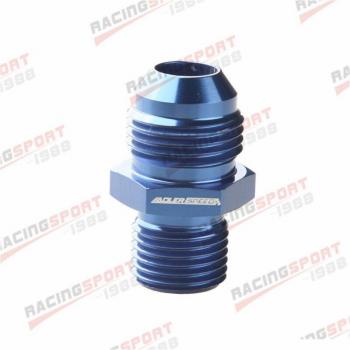 Conector 8AN a M16x1.5 Ajuste Recto Azul