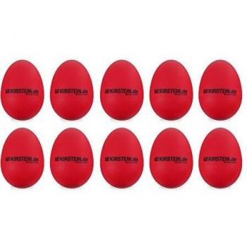 Ensemble de 10 × Kirstein ES‑10R batteur d'œufs rouge clair