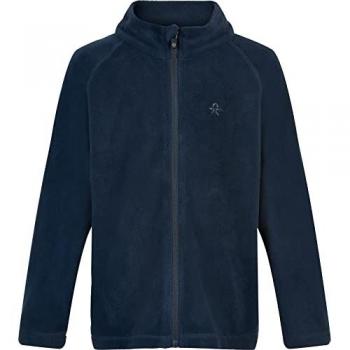 T-Shirt Fleece Regular Fit Blu Scuro per Bambini